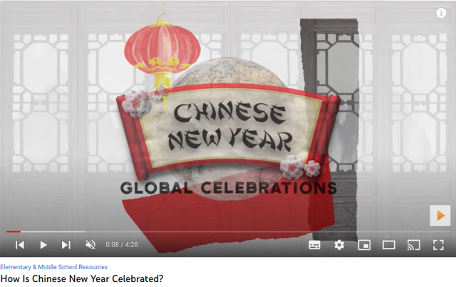Antigua leyenda de año nuevo chino año nuevo lunar en inglés